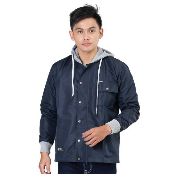 Jaket Hoodie Pria KBN KZR 742 - Gambar 4
