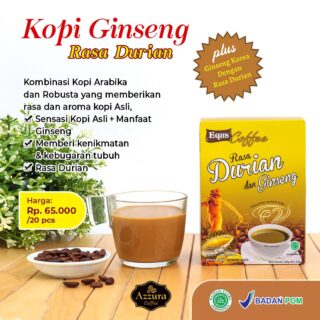 Kopi Gingseng Durian